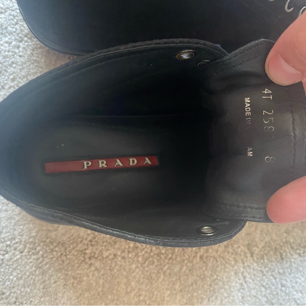 Prada Classic High Top Sneakers - Picture 7 of 7